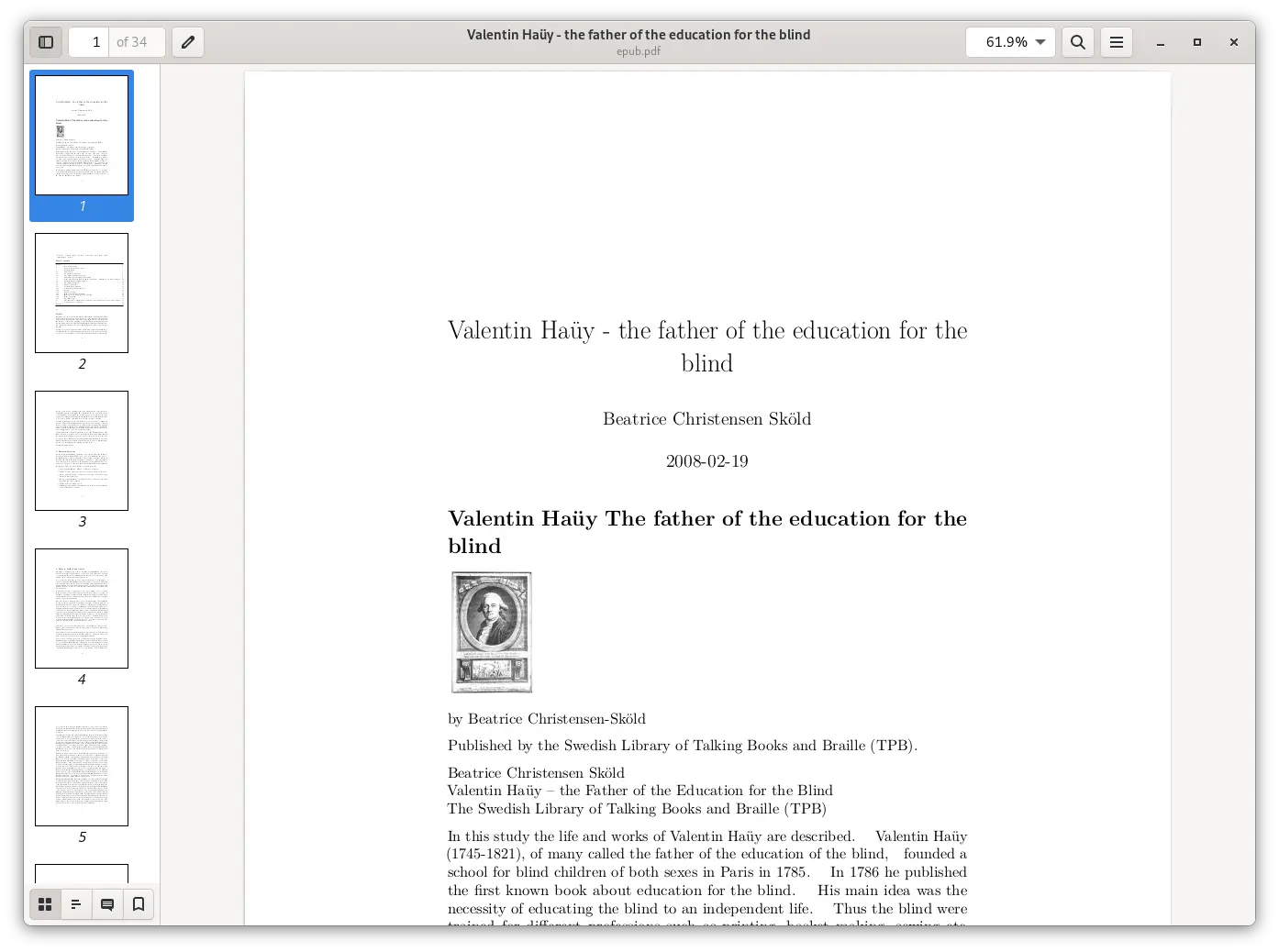 Résultat de la conversion